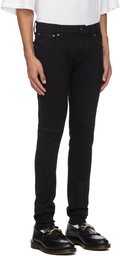 Nudie Jeans Black Tight Terry Jeans