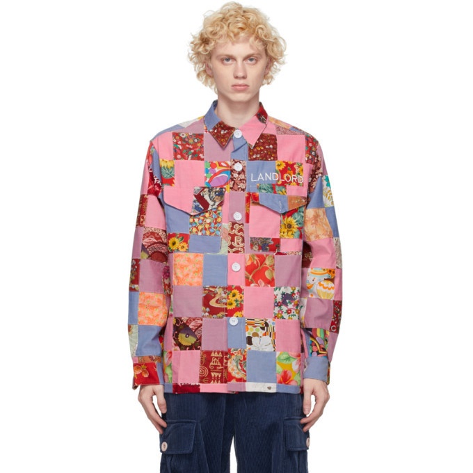 Photo: Landlord Multicolor Patchwork Doll Shirt