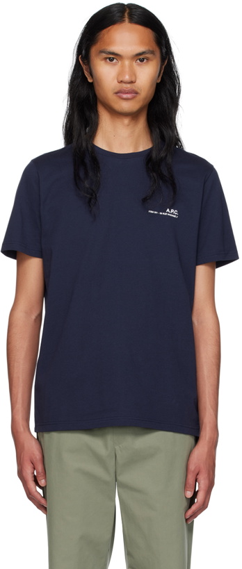 Photo: A.P.C. Navy Item T-Shirt