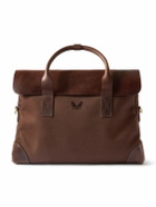 Bennett Winch - Cotton-Canvas and Full-Grain Leather Briefcase