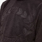 Burberry Men's Ivydale Crest Logo Fleece Hoody in Black