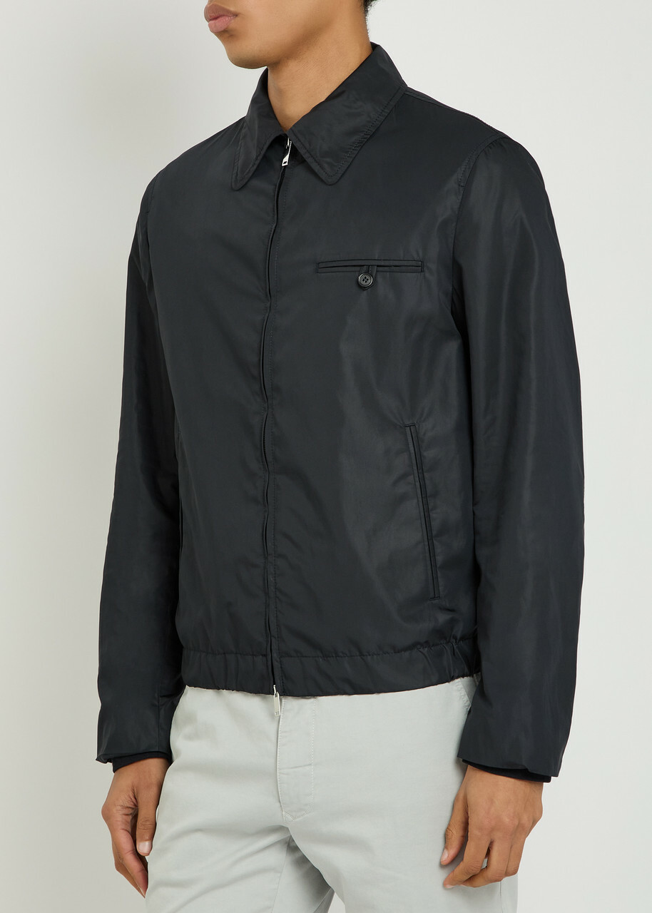 Slowear Shell Bomber Jacket Navy