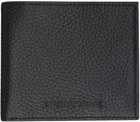 Emporio Armani Black Tumbled Leather Wallet