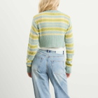 SUNDAYFRUITMARKET Women's Sun Cropped Cardigan in Mint
