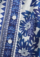 Farm Rio Flora Tapestry Printed Linen-blend Maxi Dress Blue