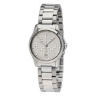 Gucci G-timeless Silver Dial Stainless Steel Ladies Watch YA126551