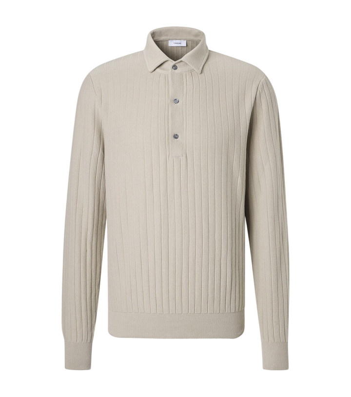 Photo: Lardini Cotton polo sweater