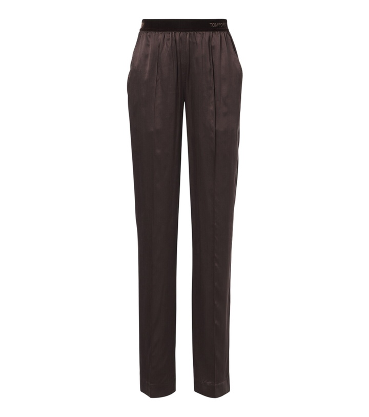 Photo: Tom Ford Silk satin straight pants