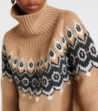 Khaite Amaris Fair Isle cashmere-blend sweater