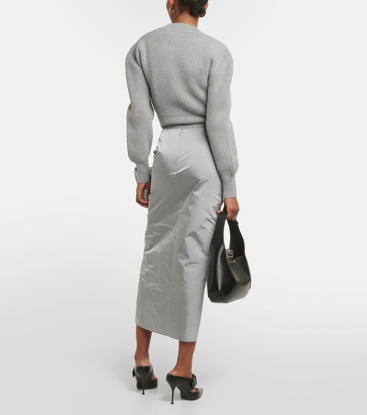 スカート Mcqueen Maxi Bow Leather Skirt Alexander McQueen Maxi bow leather skirt | The Fashion Square