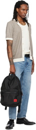 Hugo Black Canvas Backpack