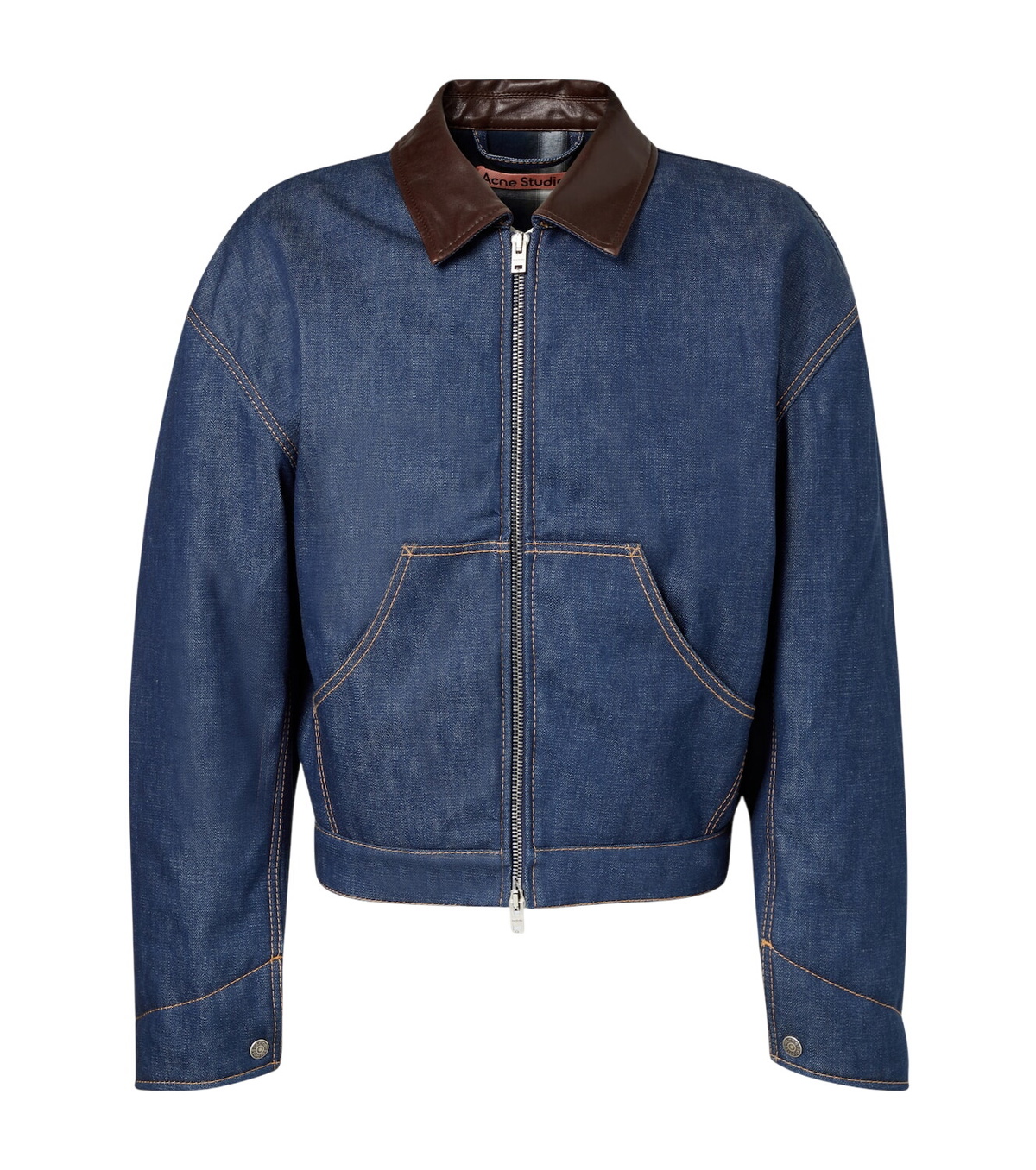 Acne Studios Grey Magma Check Coat Acne Studios