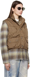 Our Legacy Beige Exhale Puffa Vest