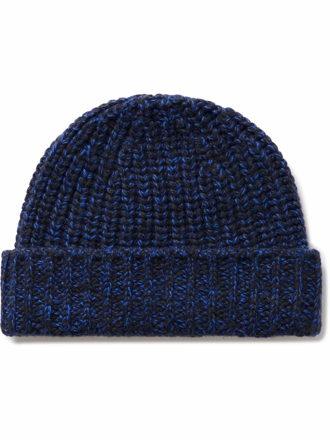 Photo: Johnstons of Elgin - Ribbed Donegal Cashmere Beanie