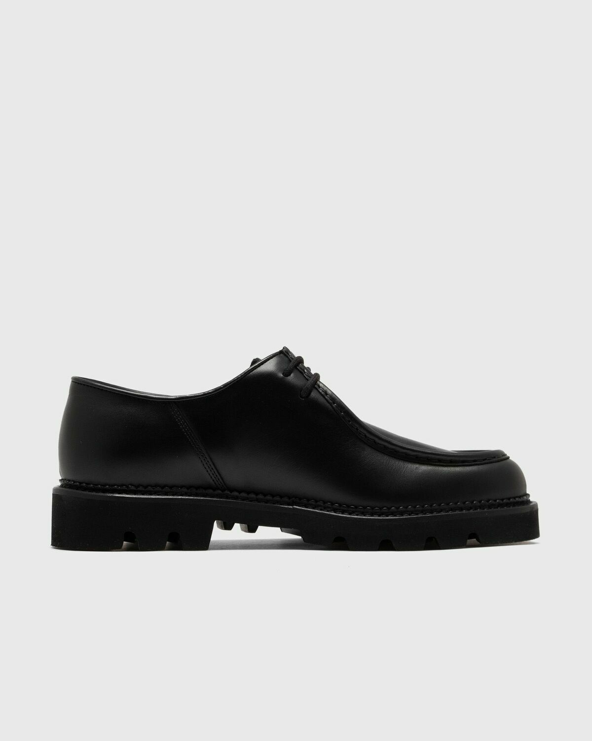 Collegium Moc Toe Derby Black Casual Shoes