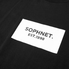 SOPHNET. Box Logo Tee
