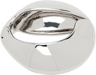 Coperni Silver C-Logo Bangle Bracelet