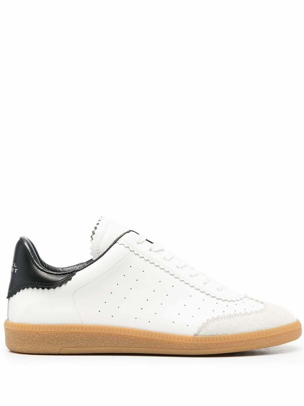 Photo: ISABEL MARANT - Bryce Leather Sneakers