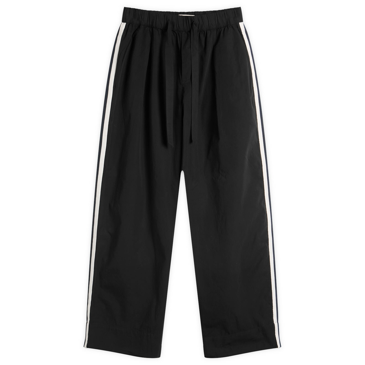 Tekla Fabrics Poplin Sleep Pant in All Black