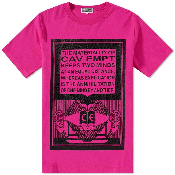 Photo: Cav Empt MD Materiality Tee Pink