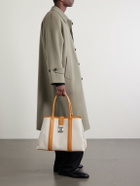 Christian Louboutin - Nox Leather-Trimmed Linen Tote Bag