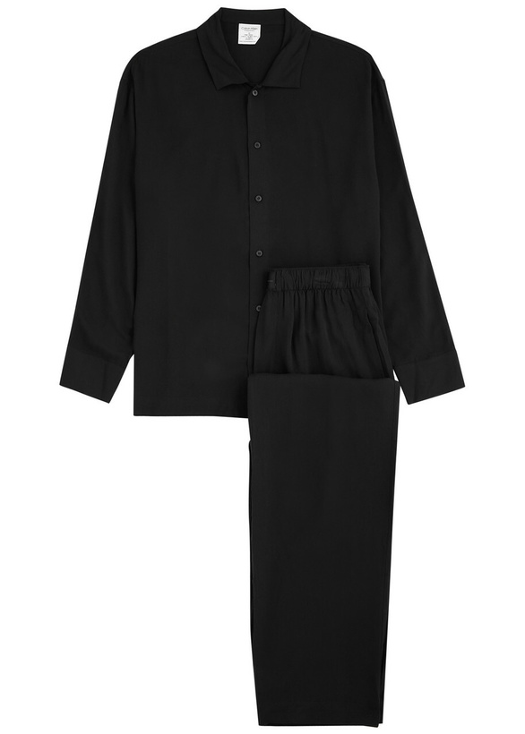Photo: Calvin Klein Jersey Pyjama set Black