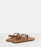 The Row Malick Strap leather sandals