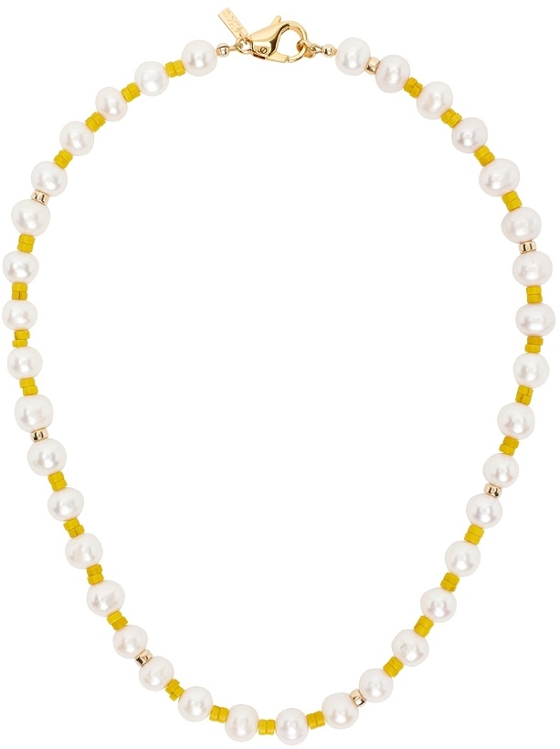 Photo: éliou SSENSE Exclusive Yellow Fern Necklace