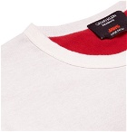 CALVIN KLEIN 205W39NYC - Oversized Distressed Printed Double-Faced Cotton-Jersey T-Shirt - White