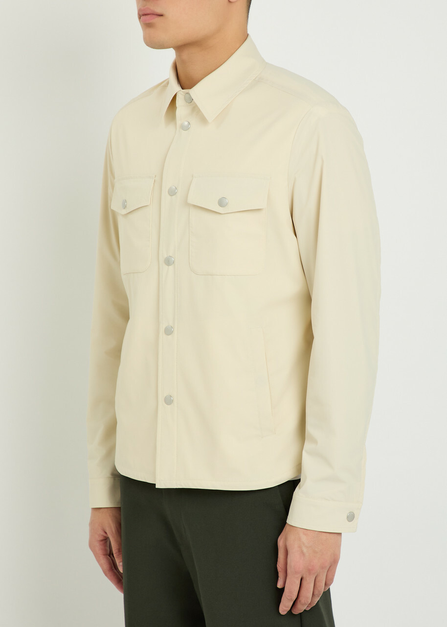Lardini Shell Overshirt Ecru