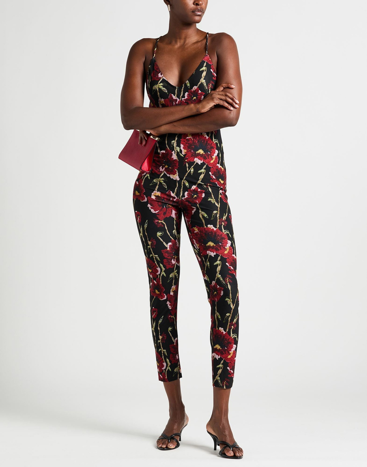 Norma Kamali Womens Jumpsuit in Black