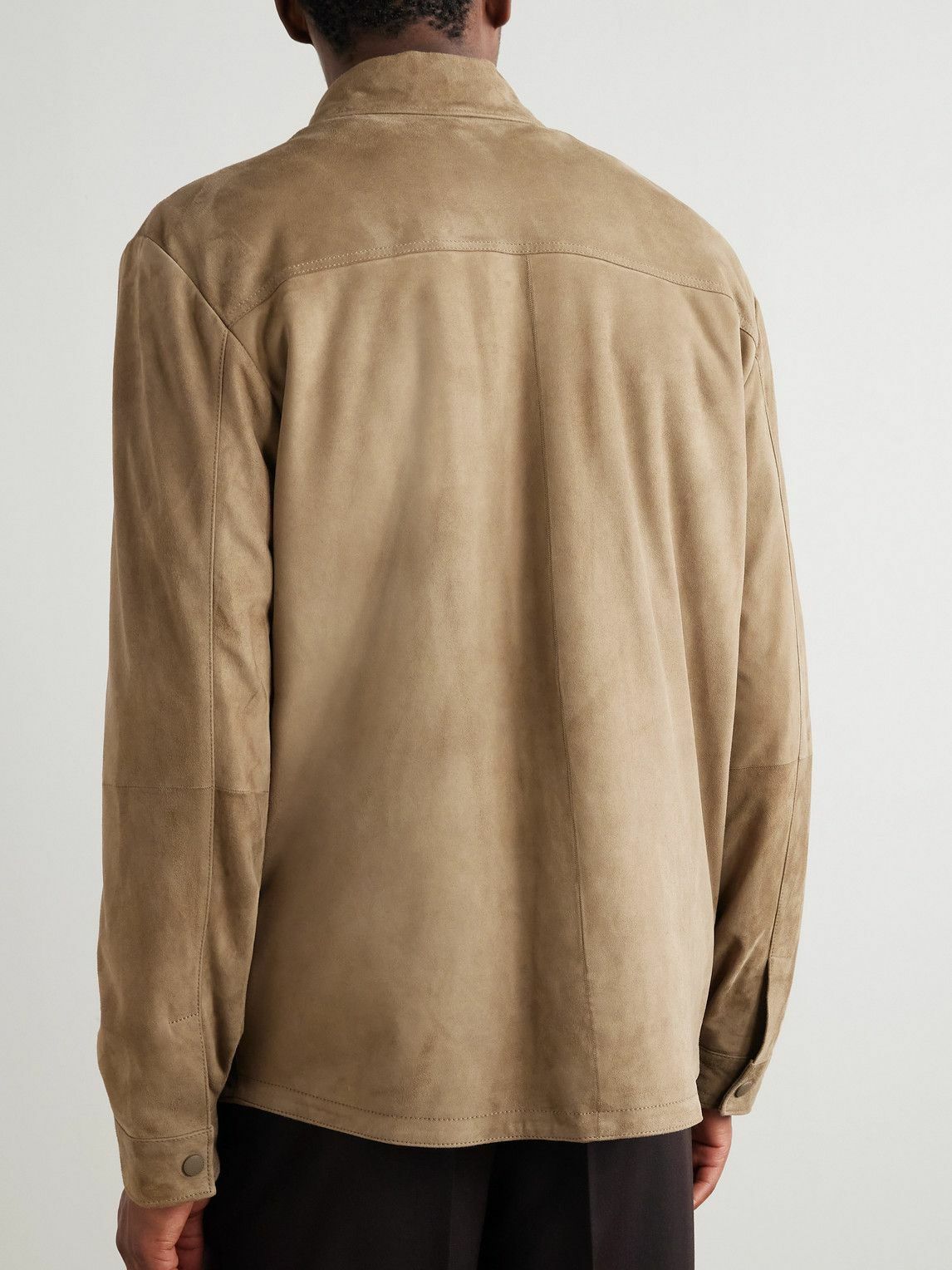Canali - Suede Jacket - Brown