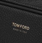 TOM FORD - Full-Grain Leather Wash Bag - Men - Black