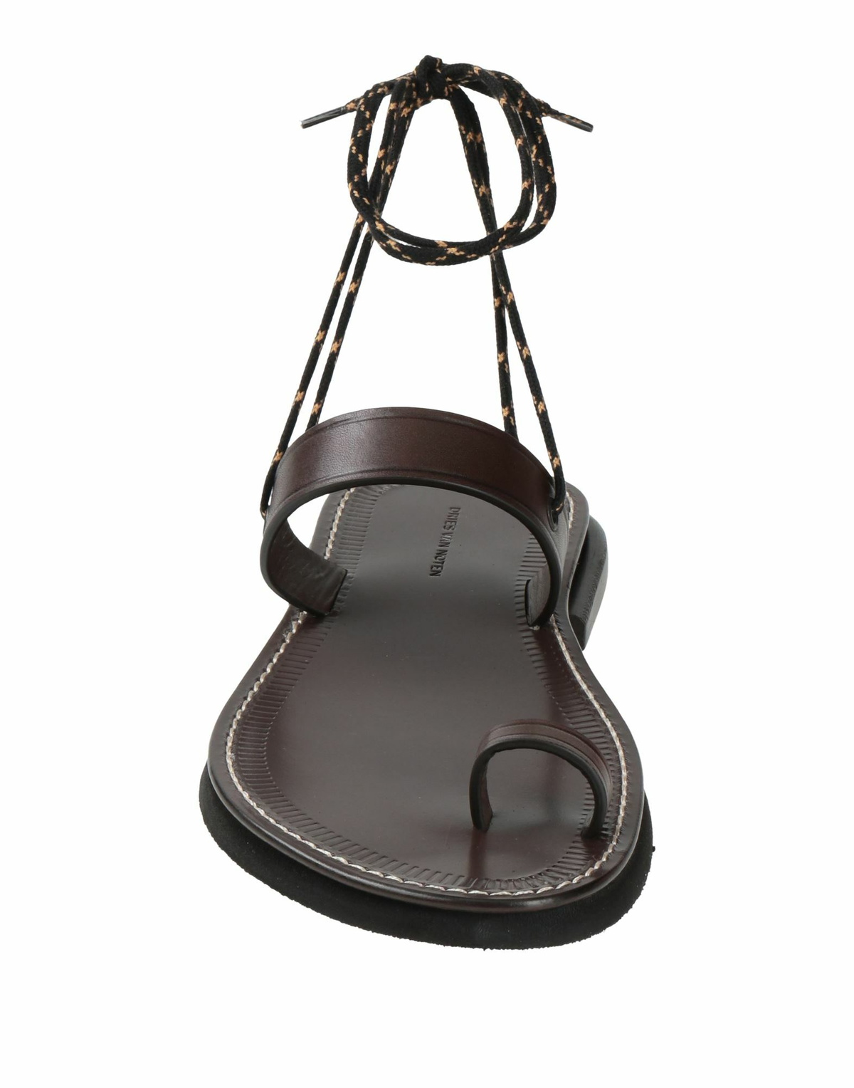 Dries Van Noten Womens Thong sandal Dark in Brown