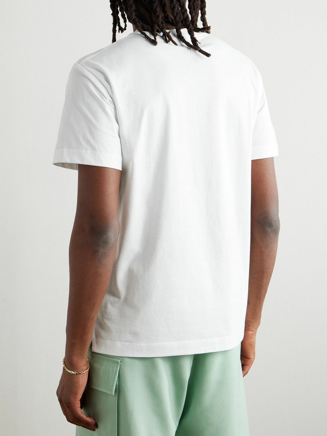 Missoni - Logo-Print Cotton-Jersey T-Shirt - White