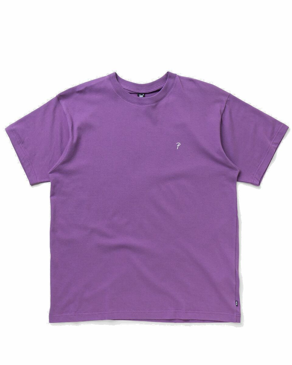 Photo: Patta Patta Basic Script P T  Shirt Purple - Mens - Shortsleeves