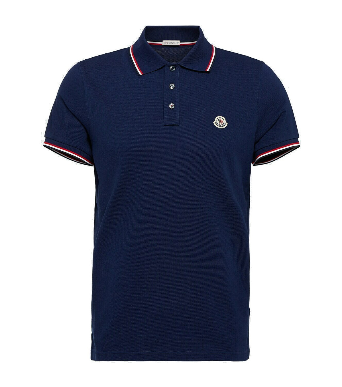 Moncler Cotton piqué polo shirt Moncler