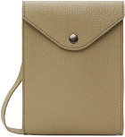 LEMAIRE Taupe Enveloppe Strap Pouch