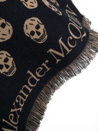 ALEXANDER MCQUEEN - Logo Reversible Wool Scarf