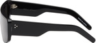 Rick Owens Black Temple Performa Sunglasses