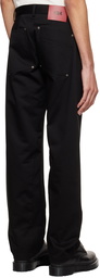 424 Black Workmen Trousers