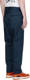 BAPE Navy Loose Fit Trousers