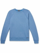 TOM FORD - Cotton-Blend Jersey Sweatshirt - Blue