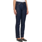 KHAITE Indigo Finley Jeans
