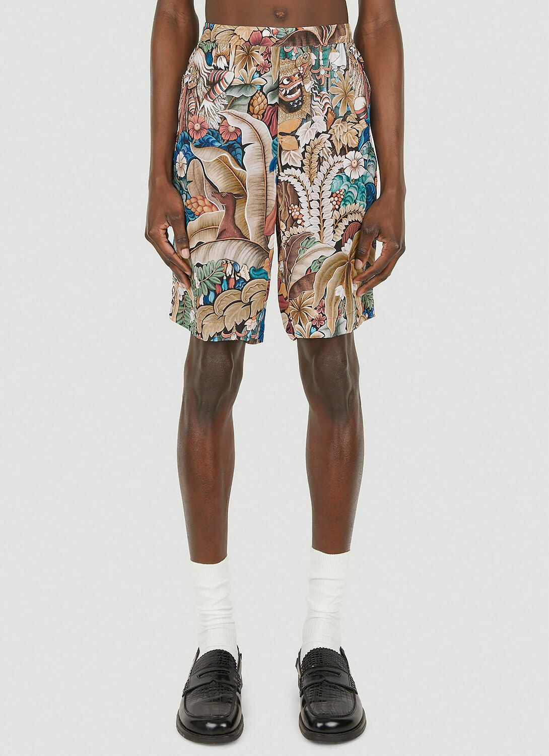 Endless Joy Abstract Motif Board Shorts