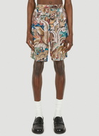 Endless Joy Abstract Motif Board Shorts