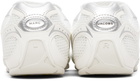 Marc Jacobs White & Silver 'The 72 Spring' Sneakers