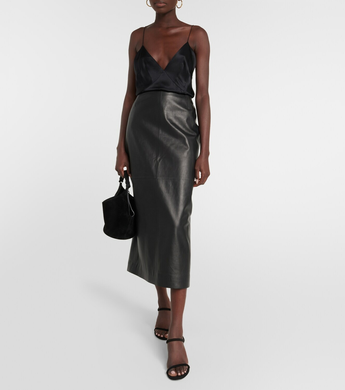 Khaite Grisella silk camisole top