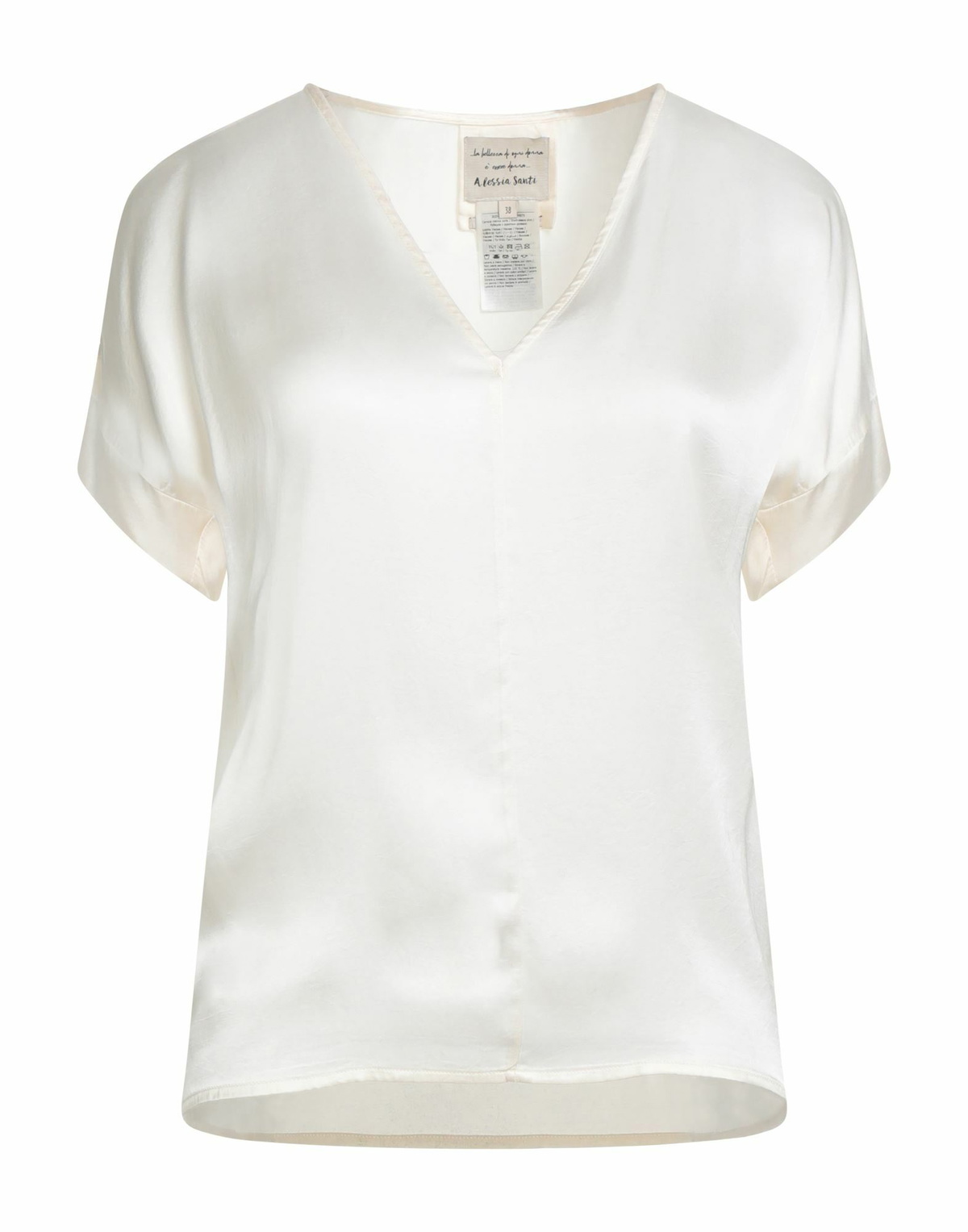 Alessia Santi Womens Top in Ivory