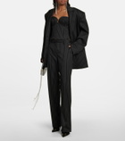 Magda Butrym - Pinstripe wool bustier